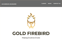 Tablet Screenshot of goldfirebird.com